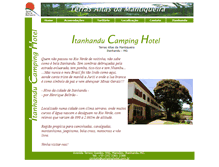 Tablet Screenshot of campinghotel.com.br